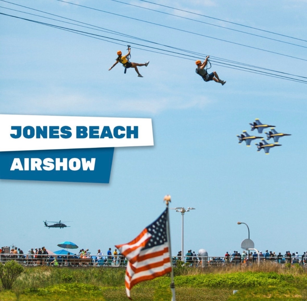 Today is the day! Who else will be at the #bethpageairshow?!☀️✈️🏖️ #discoverlongisland

Pro-tip: Get the best view of the show at #wildplayjonesbeach! 🙌 

#jonesbeachairshow #airshow #longislandairshow #longislandevents #jonesbeach