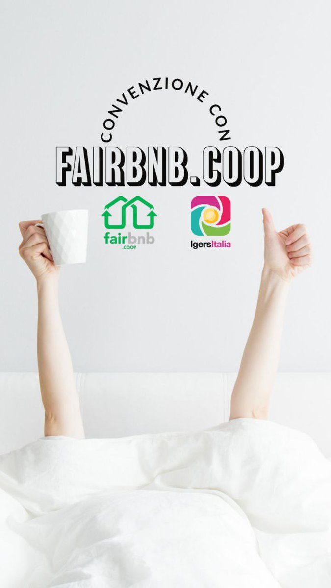 igers_Lecce's tweet image. Sei socio @igersItalia?
Scopri la Nuova Convenzione Attiva con @Fairbnb_coop per un turismo più sostenibile e responsabile. Leggi l'articolo e ottieni il tuo sconto.
👇🏻
igersitalia.it/fairbnb-coop-e…
