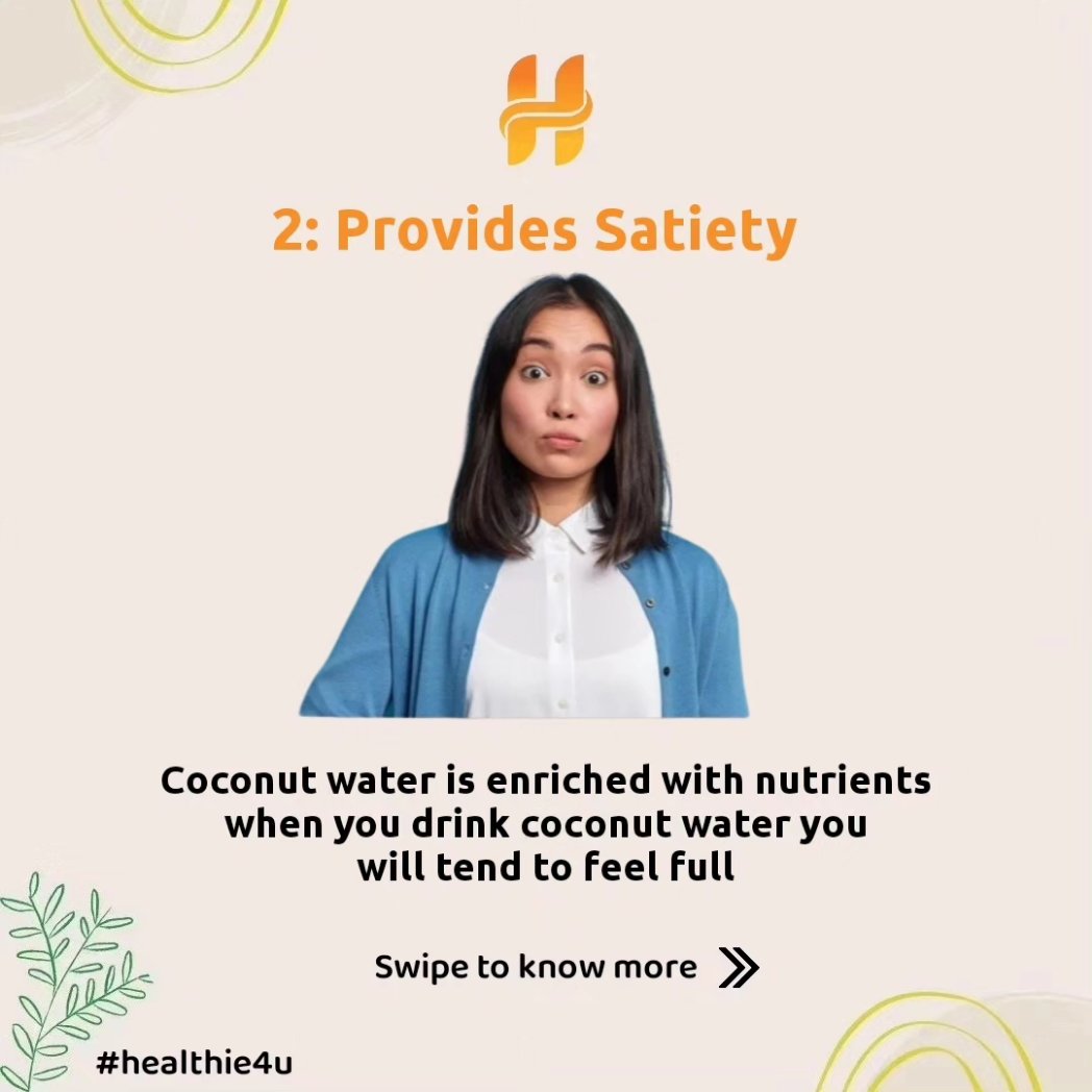 healthie4u's tweet image. Why is Coconut your best Weight Loss friend? Forget energy drinks and protein shakes, switch to coconut water instead. It will provide you with the energy and nutrients you need, minus the calories! Eat Healthy and Lose Weight Naturally!

#nutritionreels #nutritioncoach #explore