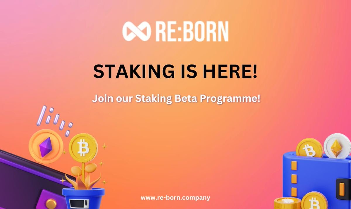 🎉🔥 Announcing Hey Re:born Staking dApp Beta 🚀⏳

Hey Re:born community! Exciting news coming your way! 📣 We are thrilled to announce that our Staking dApp Beta will be going live in just 6 hours! ⌛️

This marks a significant milestone for Hey Re:born and our community, as