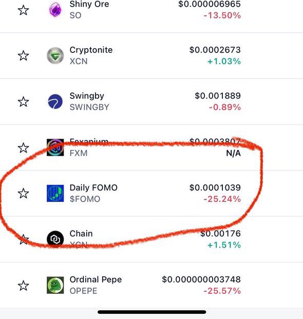 $FOMO is trending on <a href="/cryptocom/">Crypto.com</a> 

😱😱😱