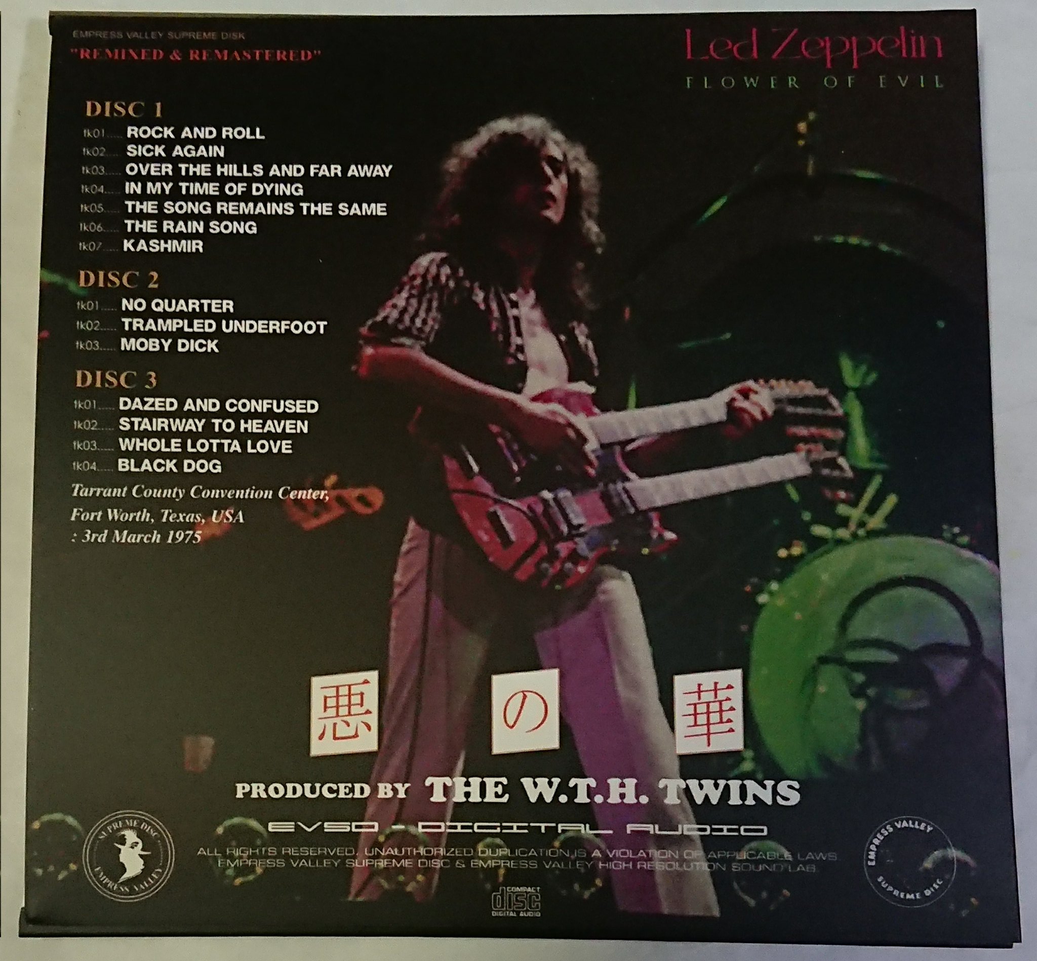 Led Zeppelin – Flower Of Evil – 3 x CD (Remastered