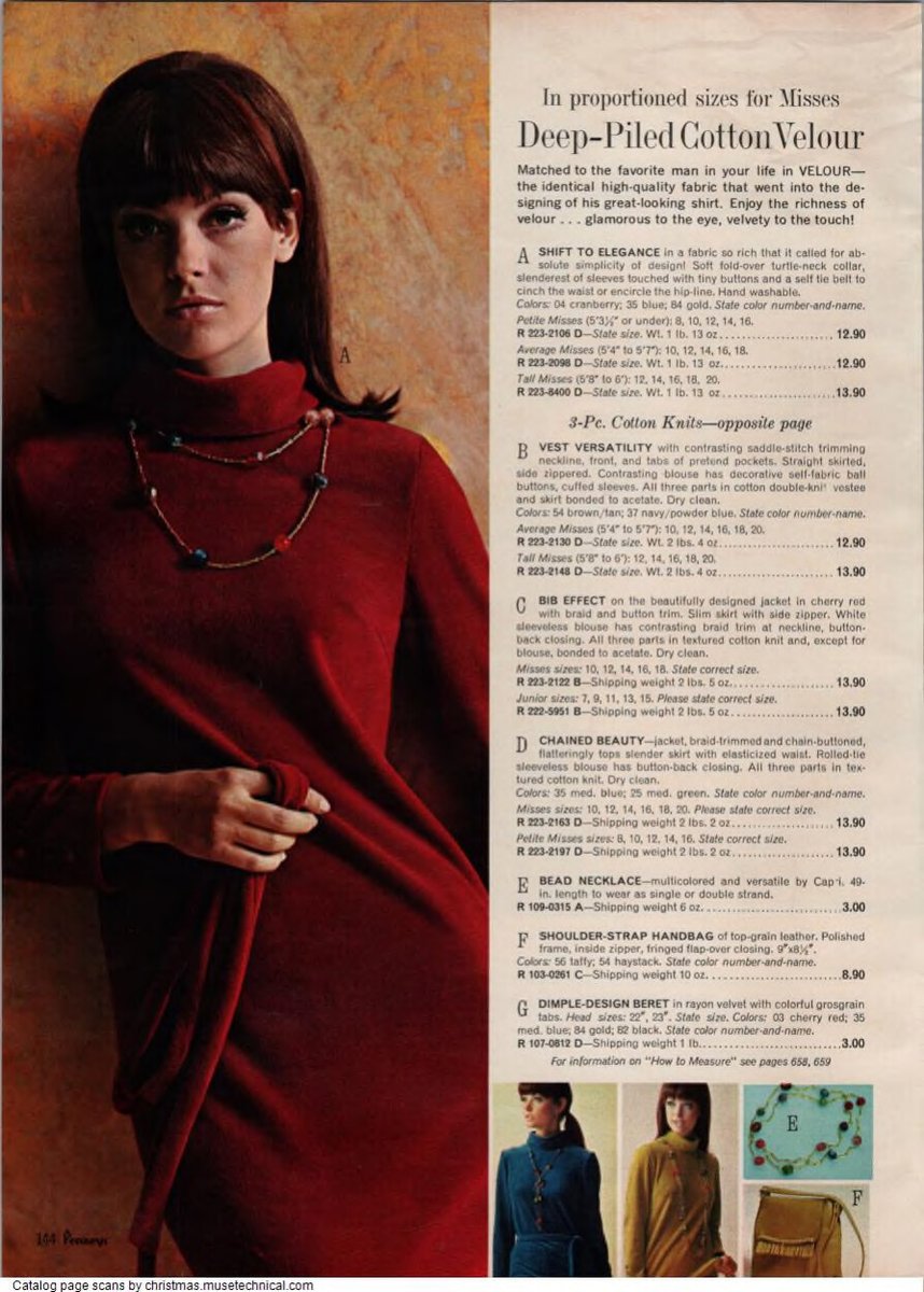 RT @VintageMags: Daily theme: #fashion

J C Penney Fall Winter Catalog 1966. https://t.co/ZdKgLtVb3u