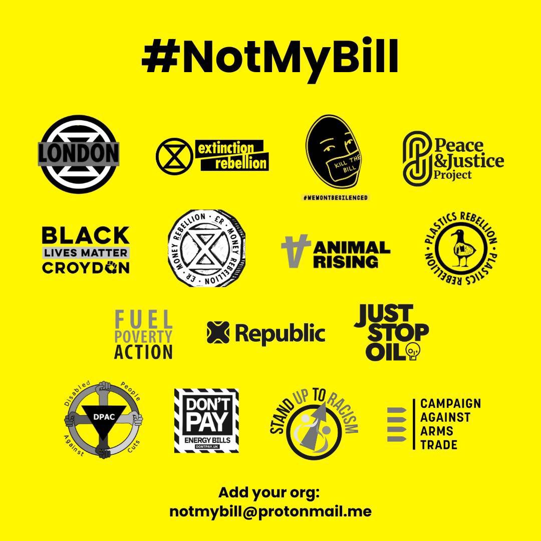 On the way #NotMyBill