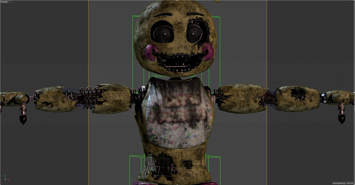 Emir on X: Re-textured a Molten Freddy model for fun   / X