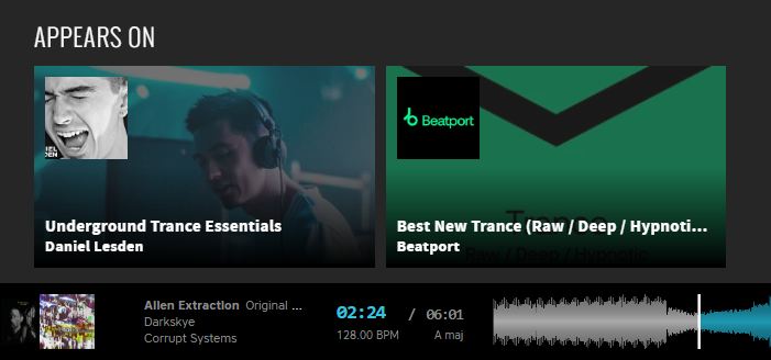 'Alien Extraction' [ @CorruptSystems ] appeared on not 1 but 2 super cool charts - @DanielLesden's Underground Trance Essentials + @beatport's Best New Trance: May 🤩

Cheers guys, really appreciate the support! #trancefamily  #technofamily