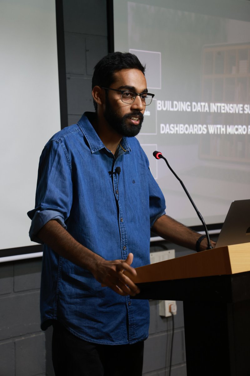 geekyants's tweet photo. Here's our first speaker @pranavpx, EM, GeekyAnts.

His talk titled, 'Building Data-Intensive Supply Chain Dashboards Incrementally, with Microfrontends", explores using microfrontends to build supply-chain dashboards.

Join us - https://t.co/v87Q0zr2UG https://t.co/F1VPZqPoeW