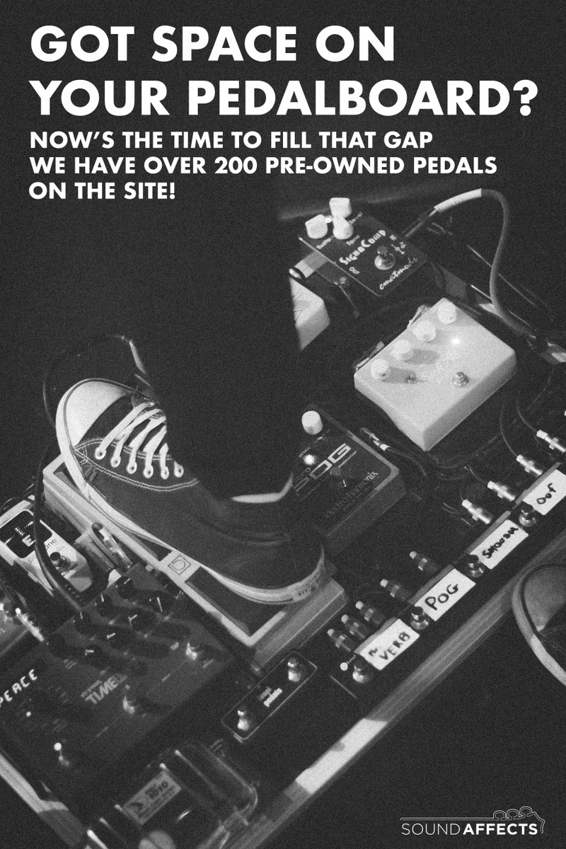 SoundAffectsUK's tweet image. Check out all of the pre-owned pedals on out site
buff.ly/3qfPHOl 

Part Exchanges Welcome!

#guitars #pedalboard #stompbox #strymon #jhspedals #chaseblissaudio
