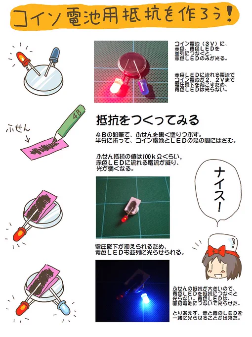 売れのこったブラウン管のおはなし。(770)

コイン電池用抵抗を作ろう! 