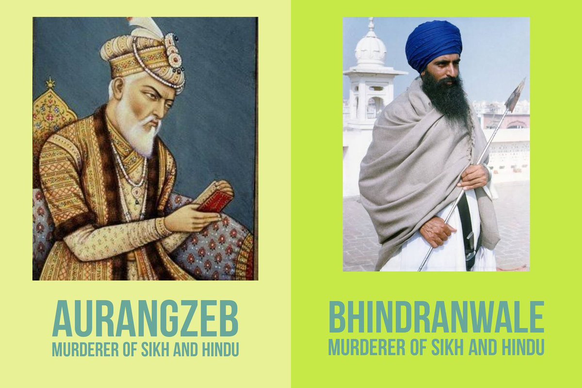 Kamalkaurr's tweet image. #SameIdeology #SameAct #Bhindranwale