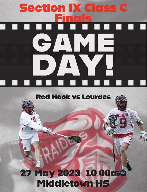 Daily Pic #gameday #letsgo #championshipweekend #chip @RH_Athletics @RedHookSeniorHS @RaiderRedZone @RH_varsityclub @RBK_Athletics @OCIAASports @MHALSports @SectionIXSports @SectIXBLax @NYSPHSAA @PJSports @Varsity845 @DailyFreeman #raiderpride