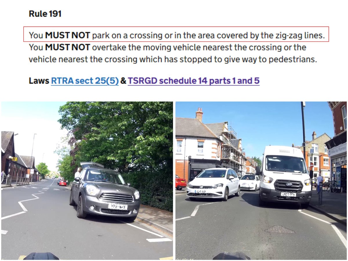 I don't think #HighwayCode #Rule191 is badly written. Do drivers just not know it?..dont think they'll get caught?..decide that they know better?
2 drivers #reported putting pedestrians at risk in #WhitleyBay around #ParkView.
#FuckPedestrians