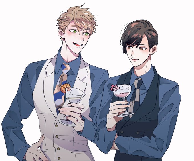 「2人の男性 ウェストコート」のTwitter画像/イラスト(新着)