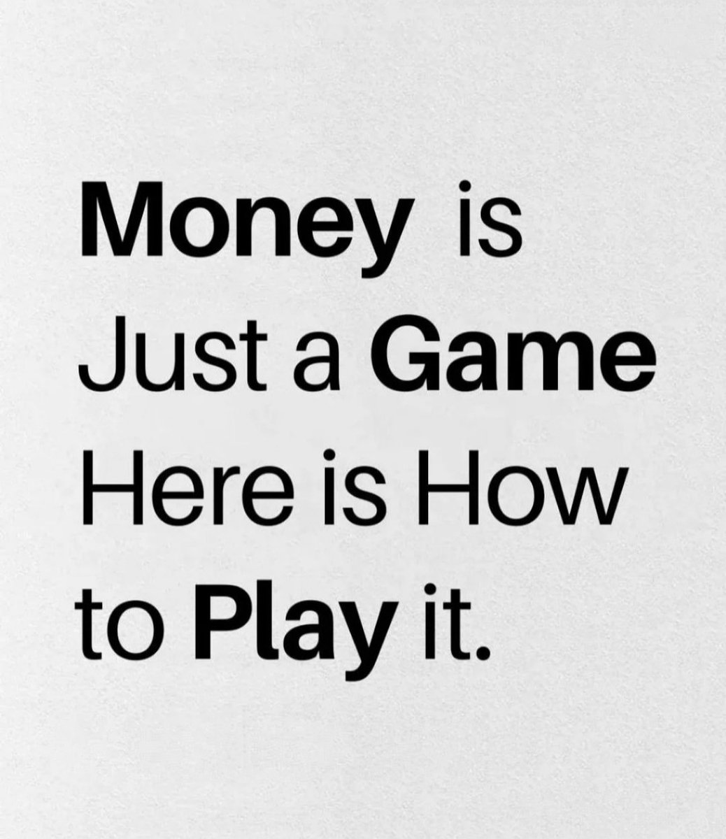 SeekWiser_'s tweet image. Money Is Just A Game. Here&apos;s How To Play It...