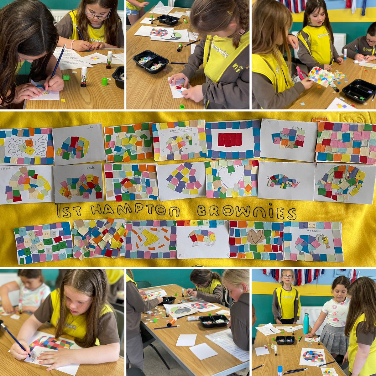 To celebrate #ElmerDay, our uniqueness, friendship and inclusion, we’ve created colourful postcards, which will be delivered to local care homes. 

#ElmerTheElephant  #girlguiding #hernebay