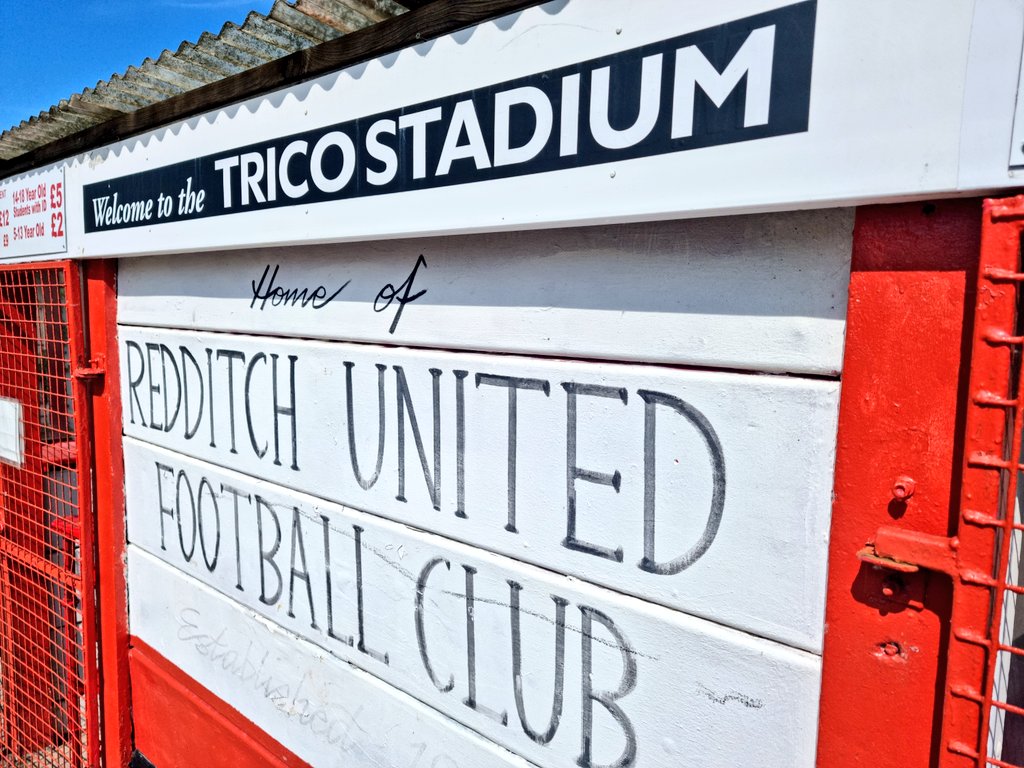 PTFC88's tweet photo. COUNTDOWN | All set and ready to go here at @RedditchUtd ahead of this afternoon's @CrookeCup Final - just under an hour and a half to go till kick off! We'd love your support as we try to round off what has already been a successful season for The Plums. https://t.co/nMLYqSFfyw