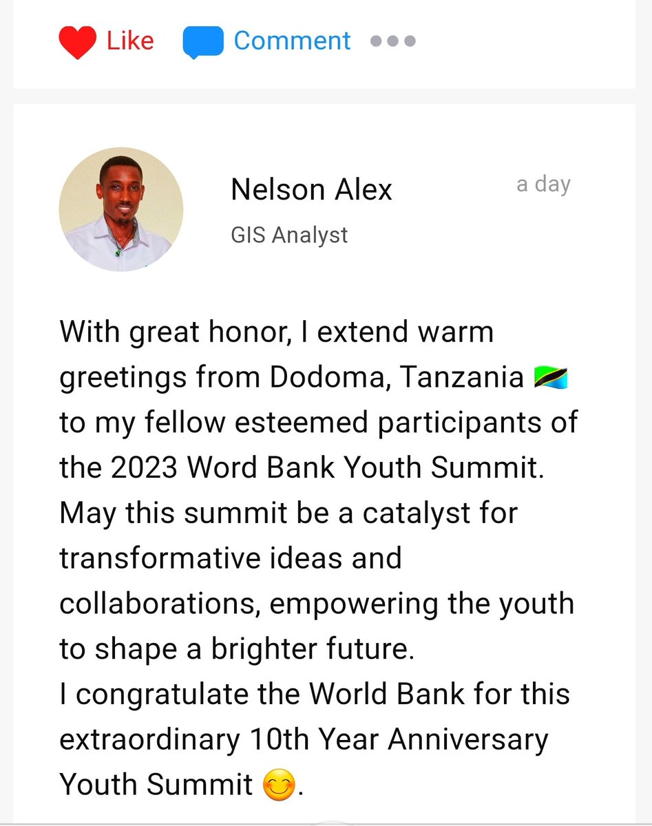 2023 World Bank Group Youth Summit delegate