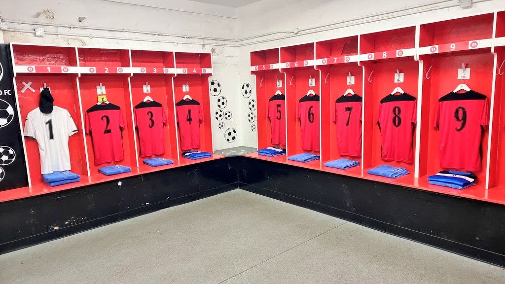 PTFC88's tweet photo. COUNTDOWN | All set and ready to go here at @RedditchUtd ahead of this afternoon's @CrookeCup Final - just under an hour and a half to go till kick off! We'd love your support as we try to round off what has already been a successful season for The Plums. https://t.co/nMLYqSFfyw