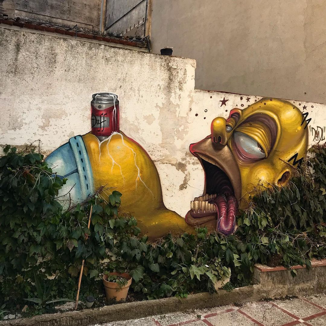 DavidL HOMER #art #streetart
