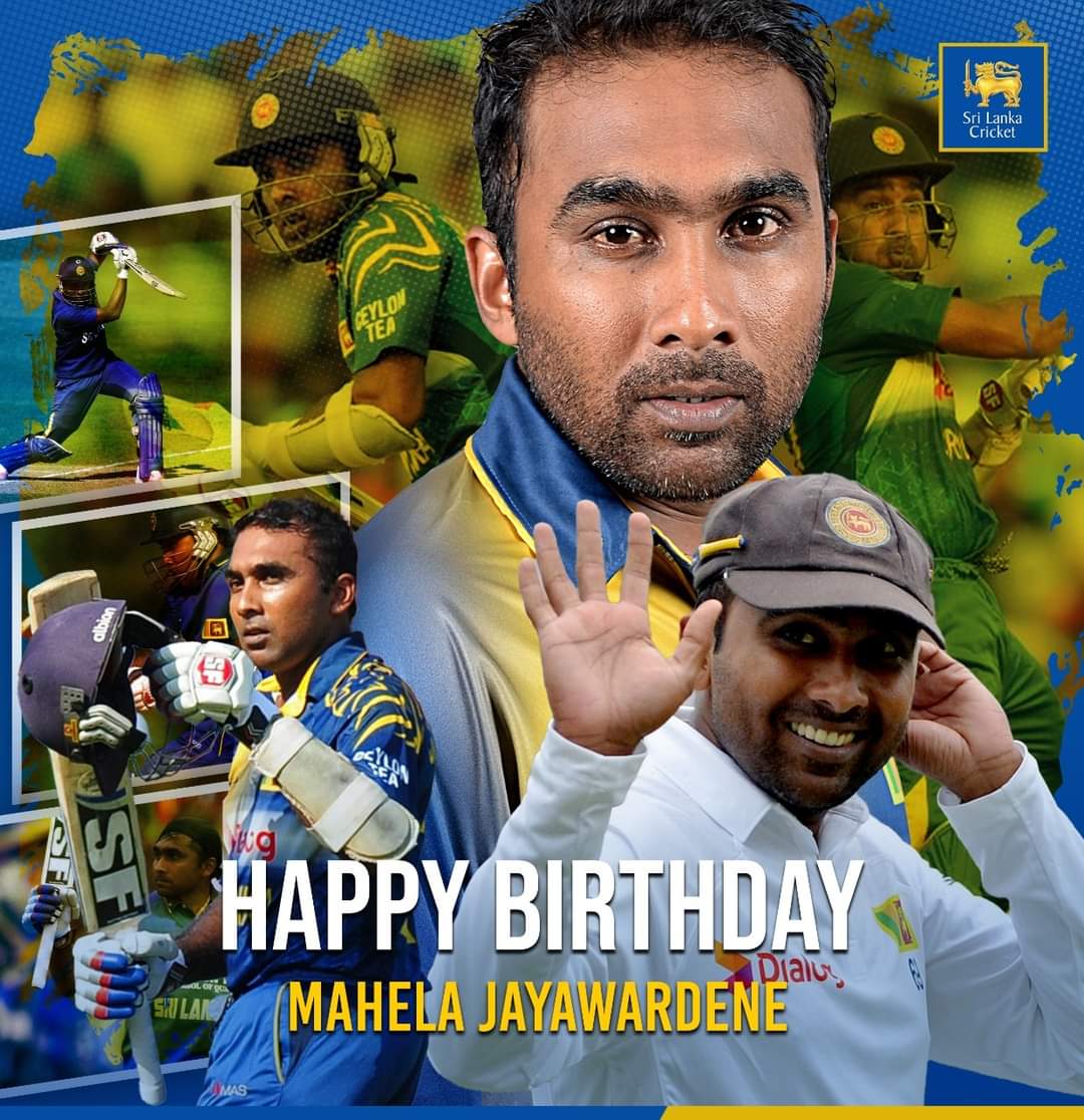 Wish you 𝐇𝐚𝐩𝐩𝐲 𝐁𝐢𝐫𝐭𝐡𝐝𝐚𝐲 Mahela Jayawardene ❤️

#MumbaiMeriJaan #MumbaiIndians #SriLanka #cricket @MahelaJay