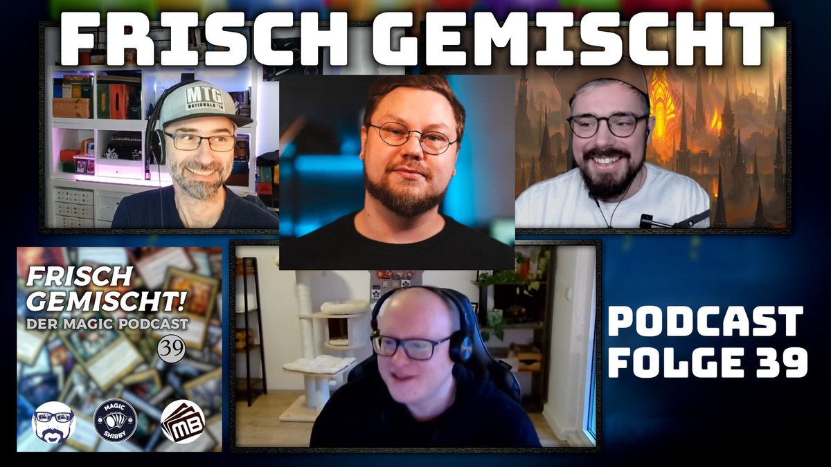 Die neue #Podcast Folge ist da und im Hauptteil haben wir <a href="/KalleKoschinsky/">Kalle Koschinsky</a> zu Gast! Wir reden mit ihm darüber, wie er zu #Magic kam und was Magic für ihn ausmacht - unbedingt anhören! <a href="/wizards_magicDE/">Magic Deutschland</a> 
⏬⏬Links zu Audio &amp; Video⏬⏬