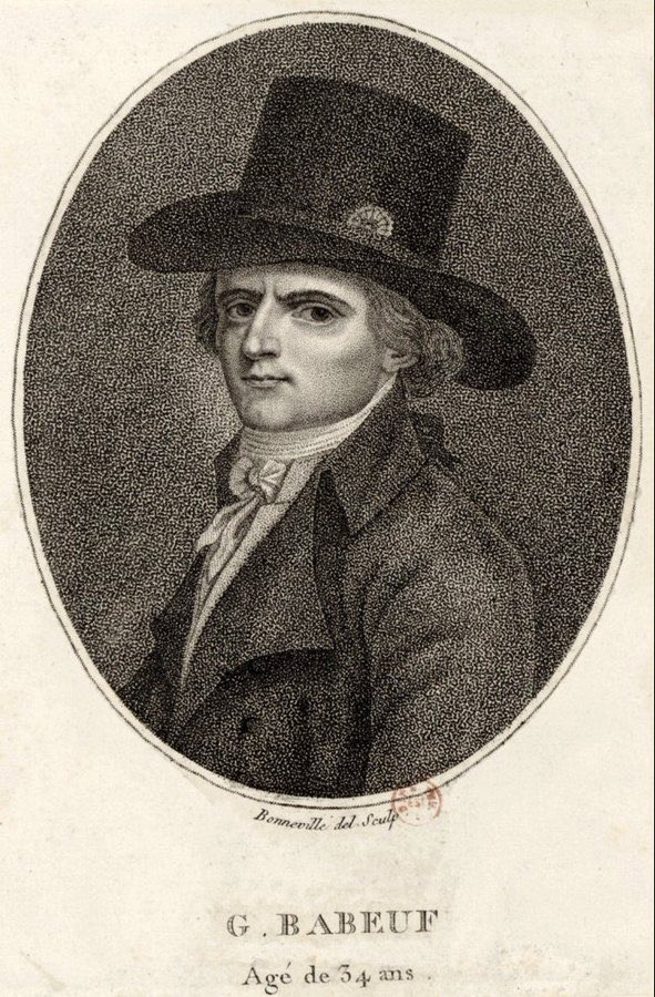 1792_1815's tweet photo. 27 mai 1797 Condamné à mort le 26, François Noël #Babeuf (plus connu sous le nom de #Gracchus Babeuf) est guillotiné le 27 mai à #Vendôme à 36 ans. Il est le leader de la « Conjuration des Egaux » qui tenta de renverser le #Directoire en 1796 https://t.co/Ct57Whetri