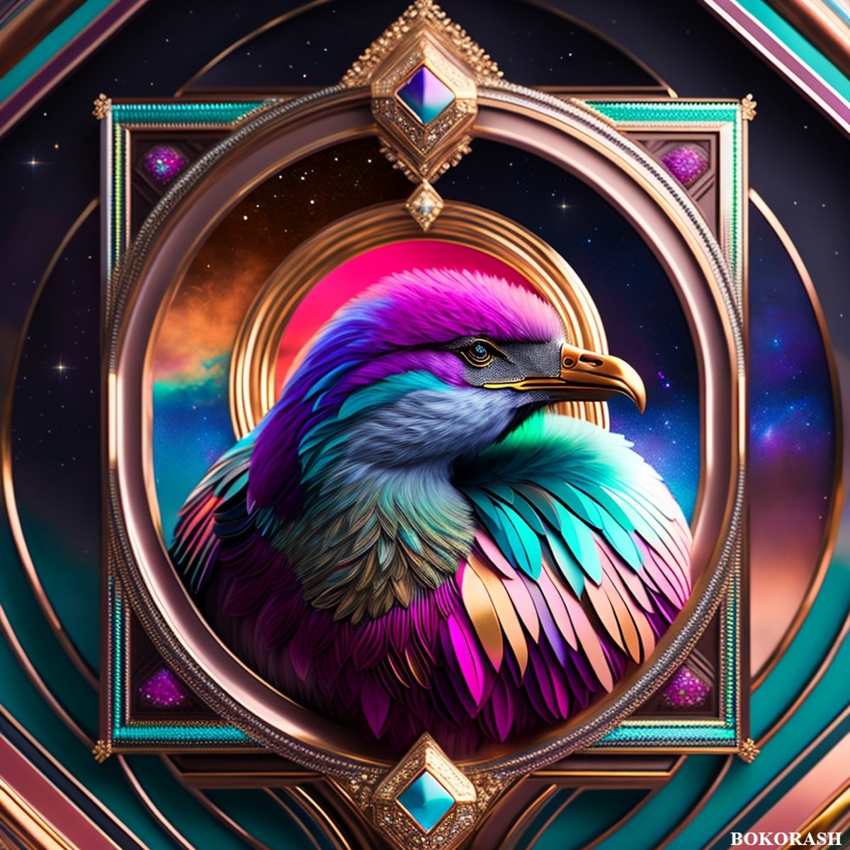 NFTBOKORASH's tweet photo. Dive into the #CryptoRealm with #EternalEmuEmpire. Our #NFT in the #BOKORASH collection is a #DigitalArt revolution. Join the #NFTCommunity, #CryptoCollector, and #NFTCollector. Invest in #ArtInvestor. Experience the #Blockchain evolution. #NFTs #ETH https://t.co/rVosYHQOJ7