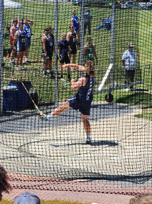 Finally got that school record!  162’11”. PIAA 7th place! What a great competitive finals with everyone bringing their A game and lots of PR’s!  It was anyone’s field this year! Not much separating 1st through 8th!