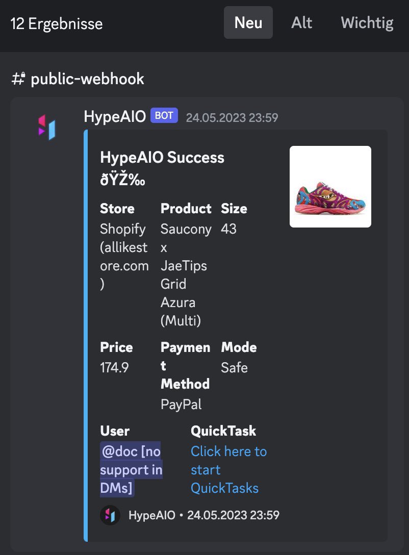 Easy Profit 🤝

Thanks to our FCFS bot HypeAIO⚡️