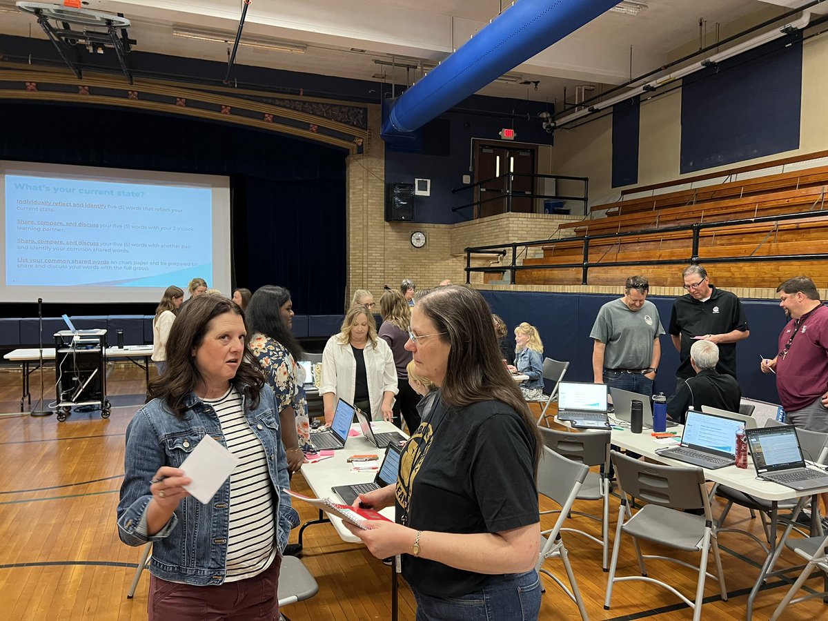 John_D_Ewald's tweet photo. What a joy it was to be with the Renville County West School District, MN. Students last day 5/24. Teachers and administrators back on 5/25 for professional learning, strategic planning, and continuous improvement. @DougFroke @SolutionTree #atPLC #PLCaW https://t.co/B9PKg72D02