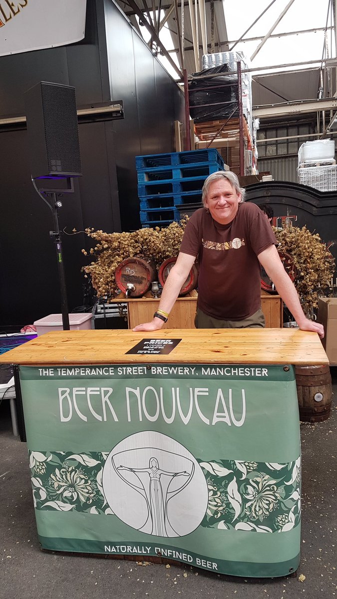 Pouring beers at <a href="/kirkstallbrew/">Kirkstall Brewery</a> Great Exhibition of Prize Ales today, and it's glorious! My first time behind a bar in a while...
