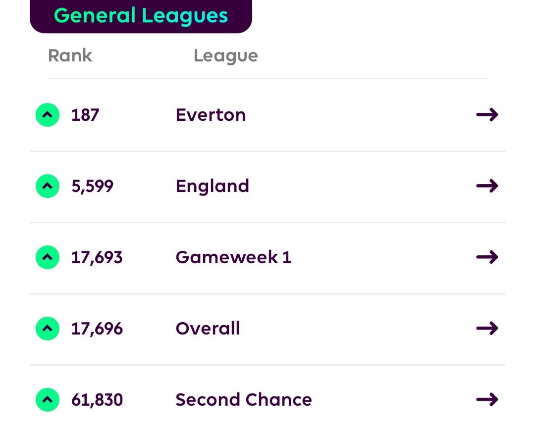 KieWaller's tweet photo. One more week of this insane #FPL season to go and hopefully one more green arrow. No matter what happens I am more than happy! https://t.co/n9pjJ9DBVH