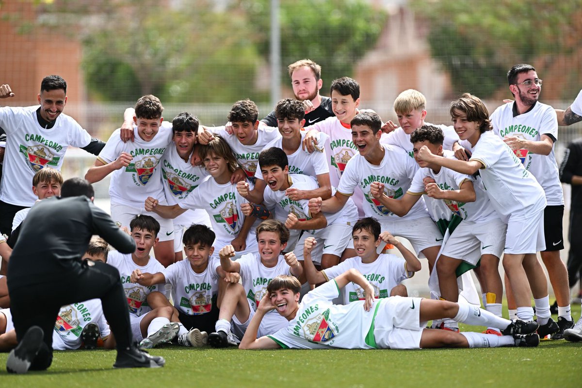 💚 𝗜𝗻𝗳𝗮𝗻𝘁𝗶𝗹 𝗕 CAMPEÓN 🏆

#MuchoElche