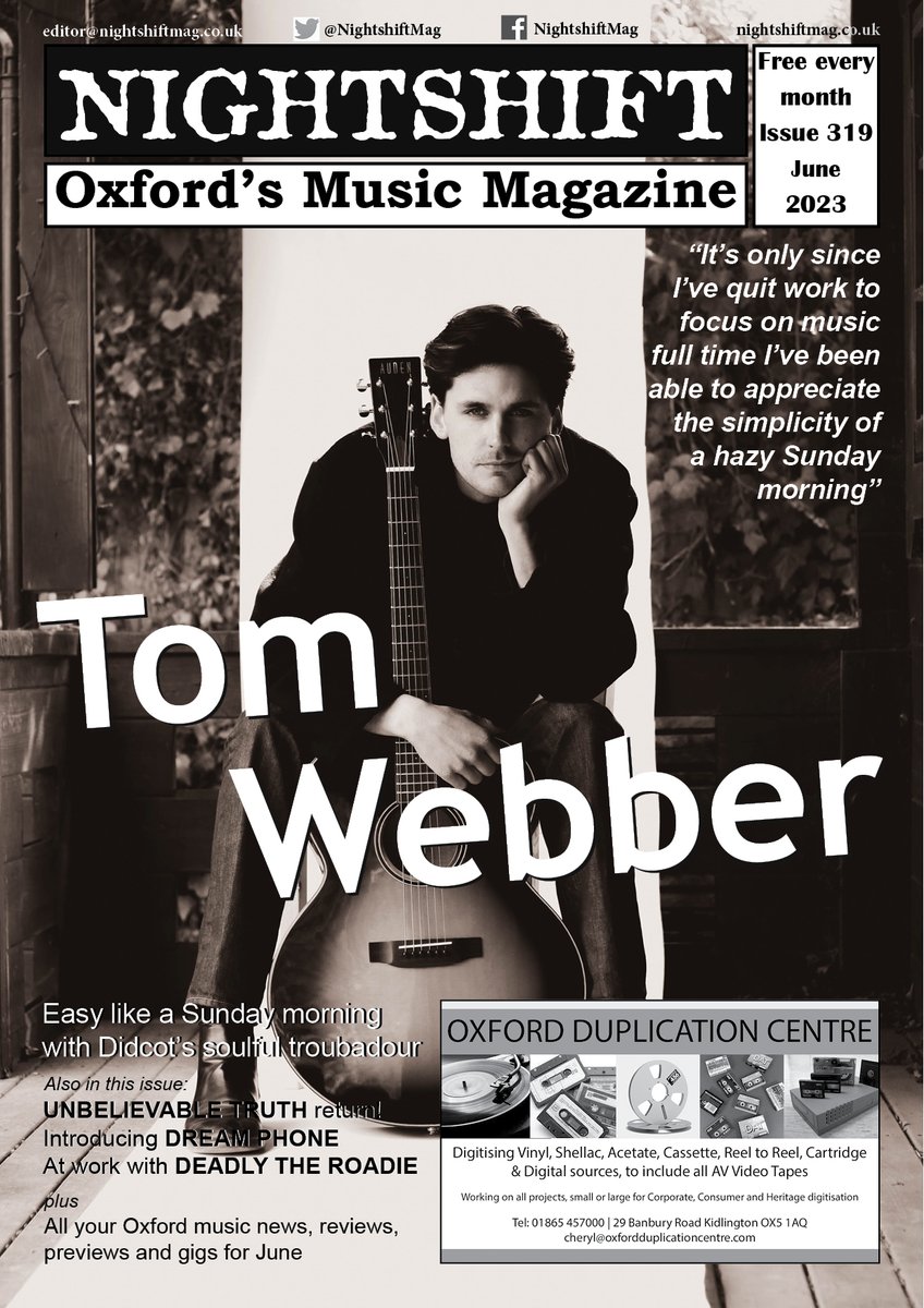 Nightshiftmusicmag (@nightshiftmag) on Twitter photo Print copy of June <a href="/NightshiftMag/">Nightshiftmusicmag</a> out now in your fave outlet - <a href="/TruckOxford/">Truck Oxford</a> <a href="/TruckWitney/">Truck Witney</a> <a href="/OxfordHmv/">hmv oxford</a> <a href="/Jericho_Tavern/">The Jericho Tavern</a> <a href="/TheBullingdon/">The Bullingdon</a> <a href="/BlackwellsMusic/">Blackwell's Music</a> PMT, Harcourt Arms, MAOxford, Central Library + millions more or read online at nightshiftmag.co.uk/2023/jun.pdf Print copy of June <a href="/NightshiftMag/">Nightshiftmusicmag</a> out now in your fave outlet - <a href="/TruckOxford/">Truck Oxford</a> <a href="/TruckWitney/">Truck Witney</a> <a href="/OxfordHmv/">hmv oxford</a> <a href="/Jericho_Tavern/">The Jericho Tavern</a> <a href="/TheBullingdon/">The Bullingdon</a> <a href="/BlackwellsMusic/">Blackwell's Music</a> PMT, Harcourt Arms, MAOxford, Central Library + millions more or read online at nightshiftmag.co.uk/2023/jun.pdf