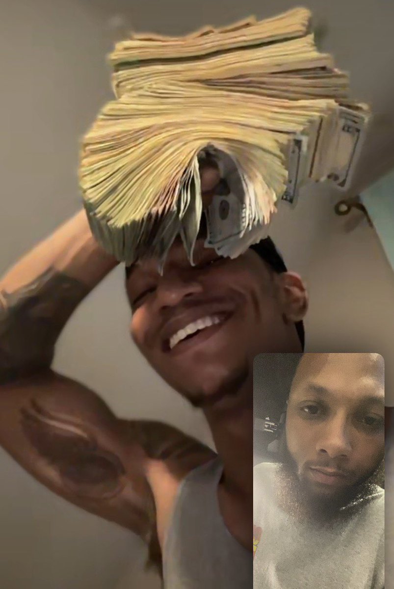 Early morning FaceTimes wit bro counting dog shit out 💯