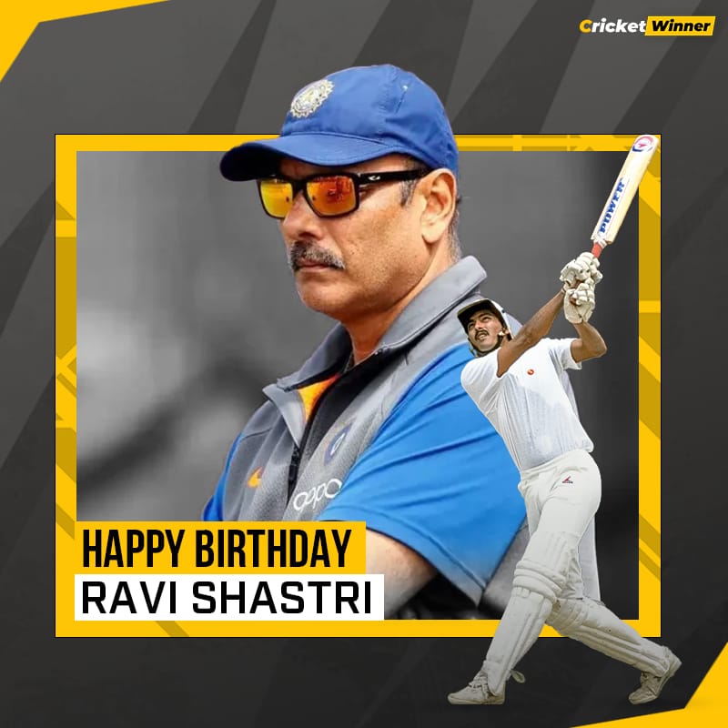 Cricket Winner family wishes a very happy birthday to Ravi Shastri. He turns 61 today!  