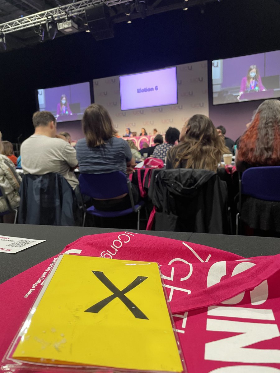 At my first UCU congress- excited to be here! #ucuTOGETHER