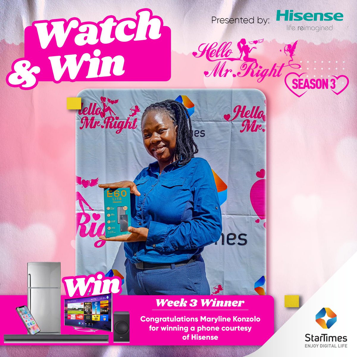 lilywanjiee's tweet photo. Ontop of that! You get to watch and WIN!!! Mbona usiwatch sasa?
#HelloMrRightShow
#StarTimesKenya

@DrOfweneke @Diana_Bahati @Strembotv @StarTimesKenya https://t.co/Yo8GPa4quZ