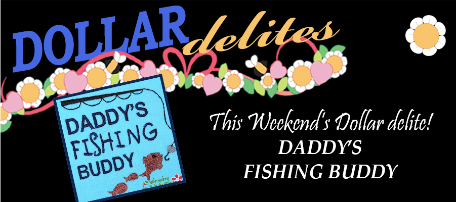 THIS WEEKEND'S DOLLAR delite! -DADDY'S FISHING BUDDY - mailchi.mp/inthehoopembro…

#EmbroiderybyEdytheAnne  #InTheHoopMachineEmbroidery    #MugMat #MugRug #DollarDelite #FathersDay