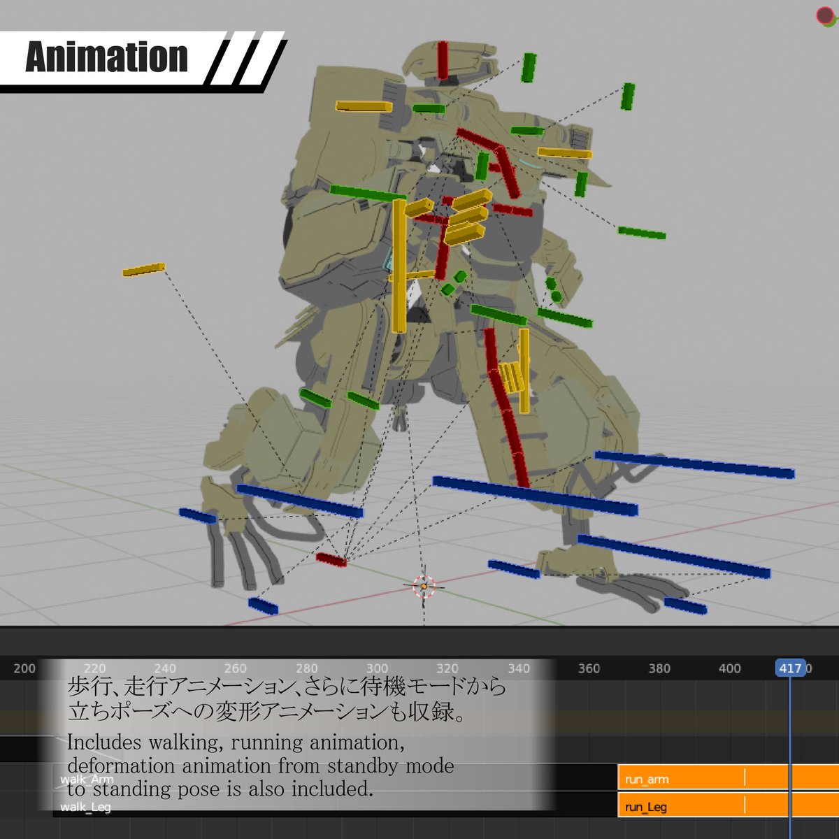 tenpenmen's tweet photo. 【宣伝】突然ですが、売ります。
https://t.co/PGYJASilcA

#3DCG  #ロボット #blender  #アニメーション #メカ https://t.co/lStv4GORcG