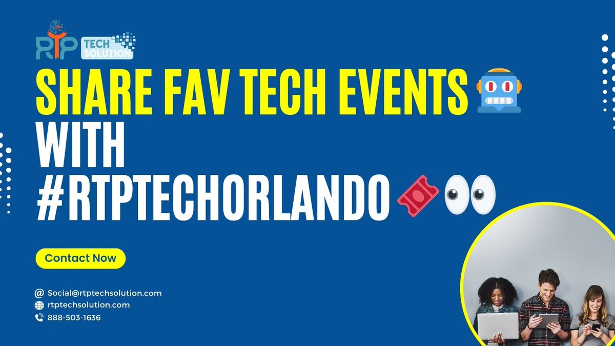 rtptechsolution's tweet image. We're on a mission to find the best local tech events in town! Share your faves with us using #RTPtechOrlando and let's make Orlando the Silicon Valley of the South! 💻🌴
#OrlandoTechies
#RTPTechSolution
#ITexperts
#softwaredevelopment
#ITconsulting
#TechDev