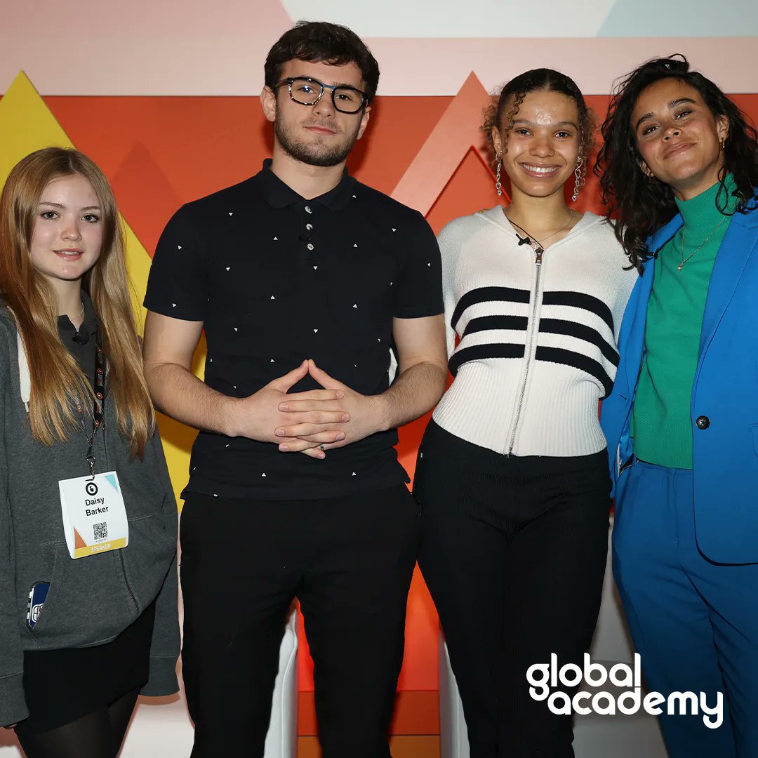 TheGAcademy's tweet photo. Daisy Barker ( Year 10) , Ronnie Koldashi ( Year 14) and @jas_wiss (Alumni) were part of @katrina_ridley 'rethinking routes into advertising' panel in aid of #AdvertisingWeekEurope sharing their thoughts on how the industry can get better at nuturing new talent!
#OnlyatGlobal https://t.co/bUKc5pLNoZ