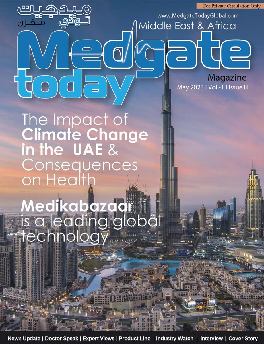 We are on the cover edition of Medgate today Middle East and Africa   

medikabazaar.ae 

#middleeast #africa #africabusiness #saudiarabia #uae