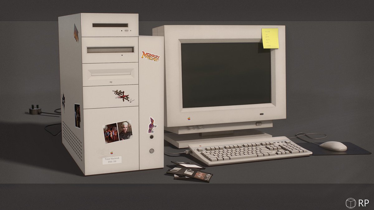 Three years ago since I made my childhood computer. I played so much Age of Empires and Warcraft III on this thing...

#b3d #madewithsubstance