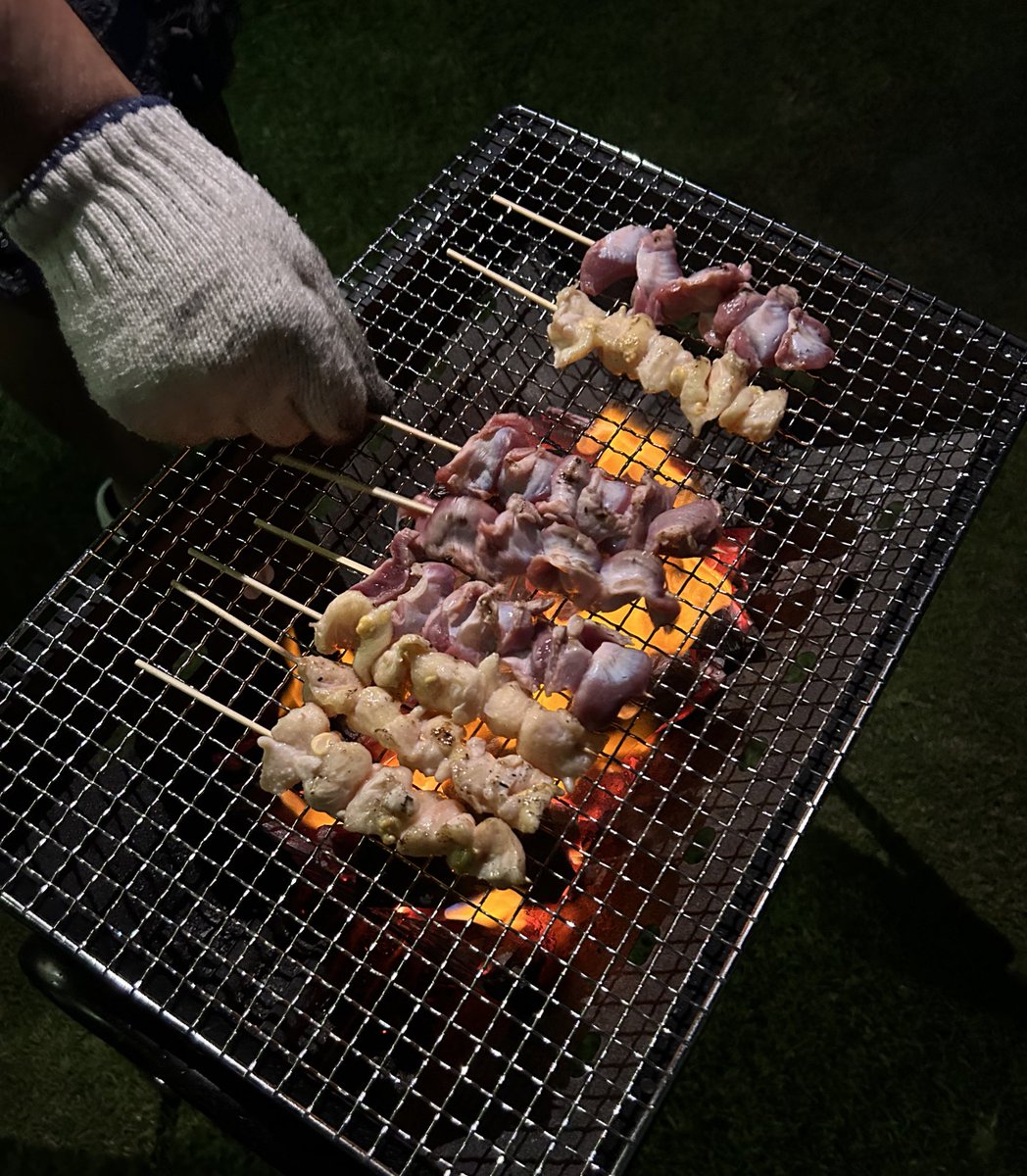 庭焼き鳥です