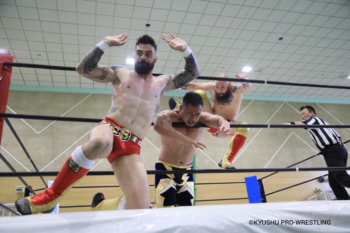 【公式】九州プロレス tweet media