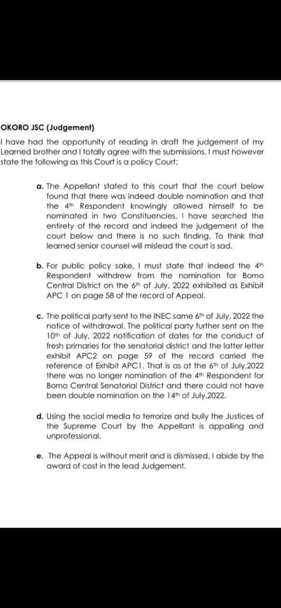 @renoomokri Sorry Sir ...THEY ARE VERY CORRECT IN THIS CIRCUMSTANCE UNLESS YOU ARE READING A SEPARATE JUDGEMENT