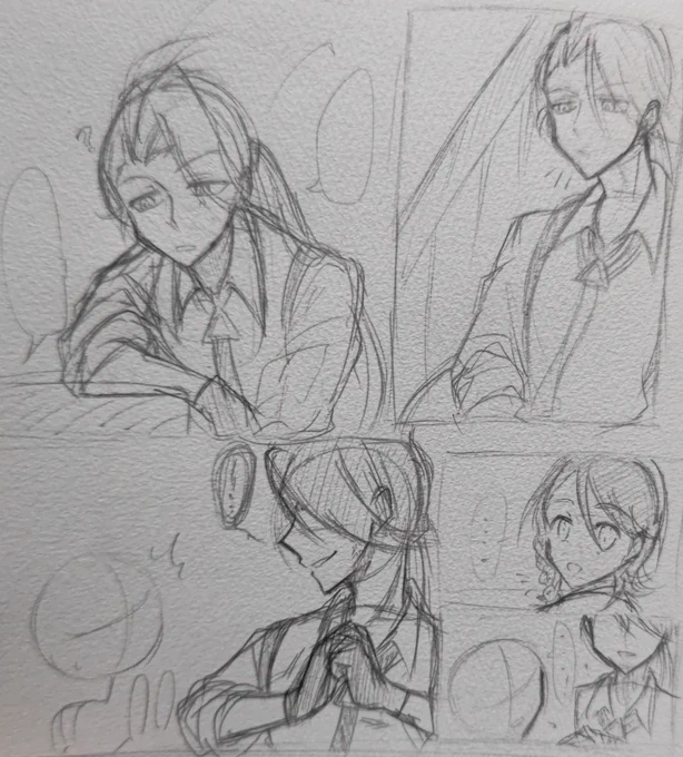 最近なかなか絵をあげられてないので、この間友達とカラオケのときに描いたやつ上げておきます…
チリアオ♀漫画そろそろ清書とか他も整理したい 