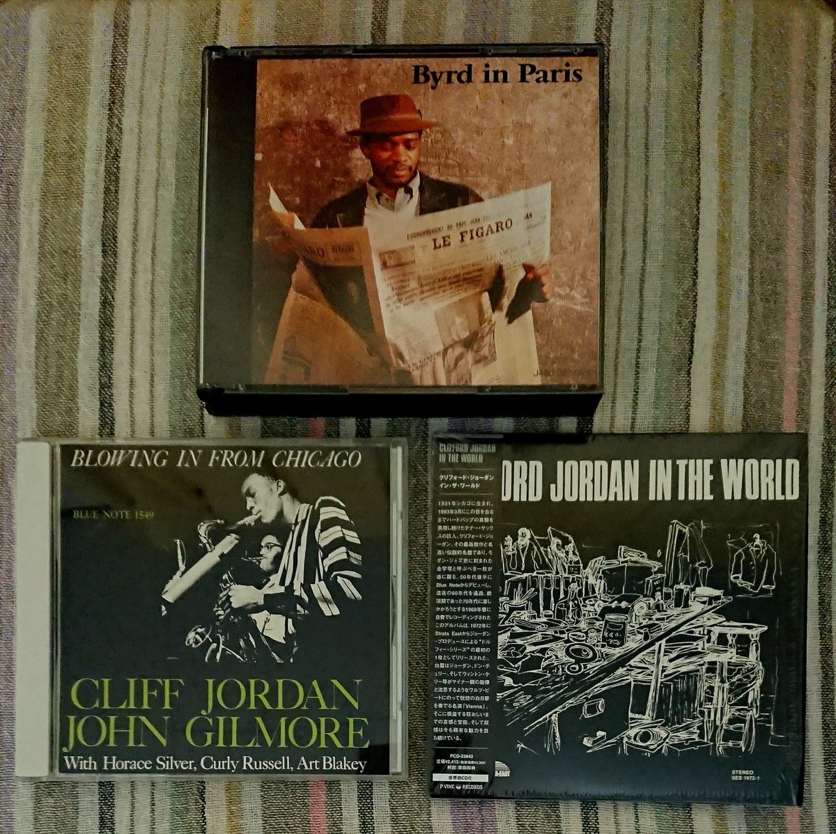 SickazzDog's tweet photo. あらためまして…
#本日の釣果 📀
#CliffordJordan
#JohnGilmore
『BLOWING IN FROM CHICAGO』
『IN THE WORLD』
#DizzyReece
『STAR BRIGHT』
#DonaldByrd
『BYRD IN PARIS』
#JoniMitchell
『SHADOWS AND LIGHT』
#TheRollingStones
#SonnyStitt
『SONNY STITT PLAYS』
#OST
『TAR』 https://t.co/J1uGB48KOU