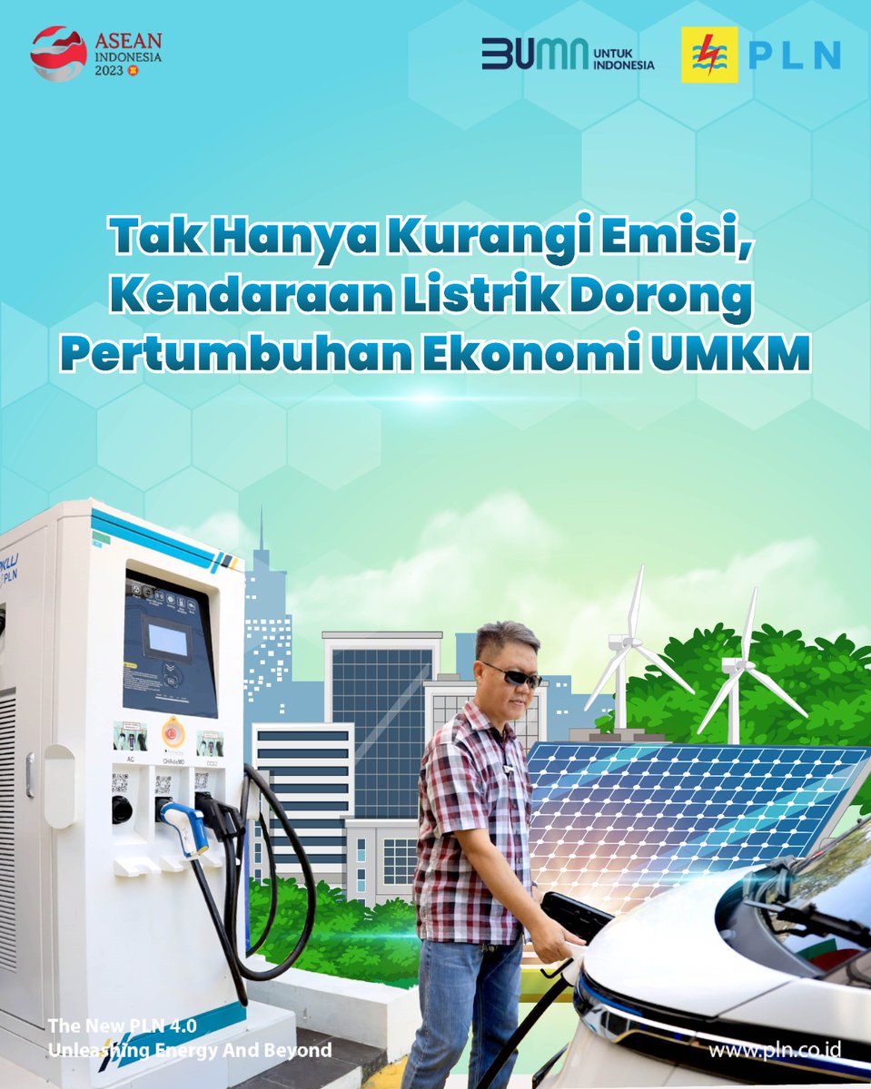 SahabatPLNJkt's tweet photo. Halo, Electrizen!

Penggunaan kendaraan listrik di Indonesia menjadi ladang bisnis baru bahkan menyentuh Usaha Mikro Kecil Menengah (UMKM). https://t.co/SEWUlX4aZ7